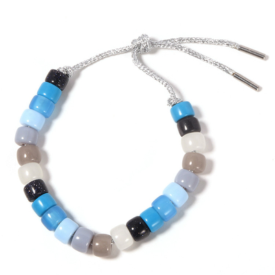 Fall-Art-Stärken-Perlen-Armband Handcraft Verschluss-Schließungs-Silber-Schnur