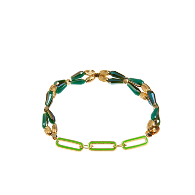 Träne Crystal Handmade Beads Bracelets Weaved für Weihnachtssammlungen