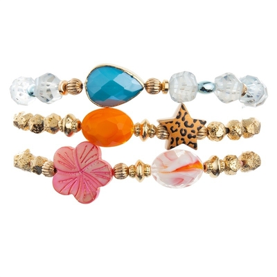 Hawaii reden handgemachtes Perlen-Armband Ocan-Thema Boho für Strandurlaub an