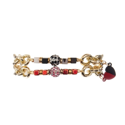 Magnetisches Liebes-Herz-Charme-Kettenglied-Armband-Satz-Valentinstag-Geschenk