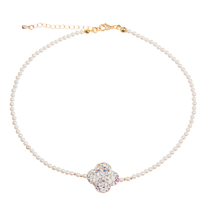 2022 Mode Ins-Art-Frauen Zircon-Schmuck-vergoldete handgemachte Perlen-Armbänder