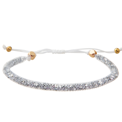 Bunte Schnur, die facettierte Edelstein-handgemachte Perlen-Armbänder spinnt