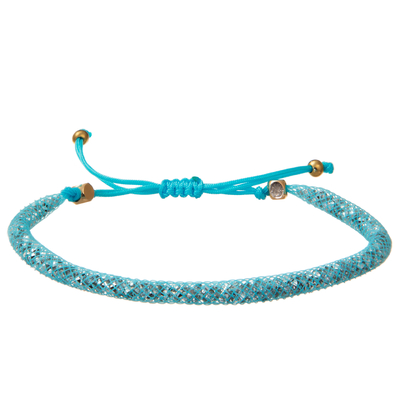 Bunte Schnur, die facettierte Edelstein-handgemachte Perlen-Armbänder spinnt