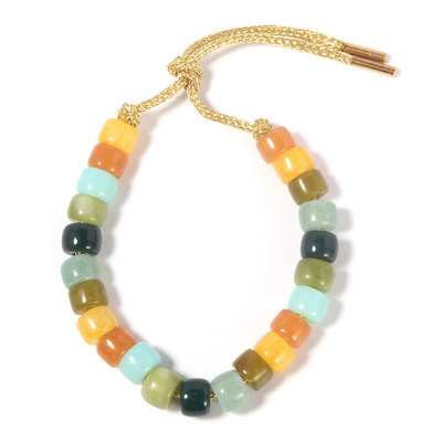STÄRKEN-Perlen-Armband des Verschluss-Regenbogen farbiges großes Loch-8mm Steinfür DIY-Art in der Sommerkollektion