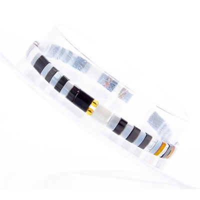 Fall-Mode BOHO Miyuki Tila Stretch Bead Bracelets mit veränderbarer Länge