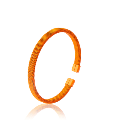Edelstahl-Armband-Böhme mit veränderbarer Länge reden orange Farbe an