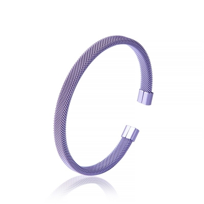 Edelstahl-Armband-Armband-Frühjahrskollektion kc purpurrote für Frau