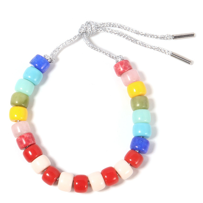 Stärken-Perlen-Armband Soems 6*8mm, handgemachte Regenbogen-Freundschafts-Steinarmband