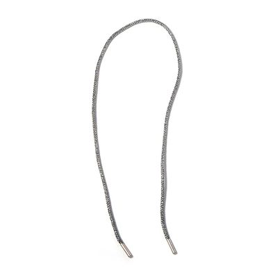 Freie 84cm Halsketten-Nylonschnur-handgemachtes des kc-Schmuck-Nickel-gesponnen
