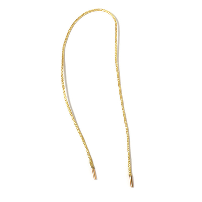 Freie 84cm Halsketten-Nylonschnur-handgemachtes des kc-Schmuck-Nickel-gesponnen
