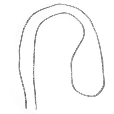 Freie 84cm Halsketten-Nylonschnur-handgemachtes des kc-Schmuck-Nickel-gesponnen