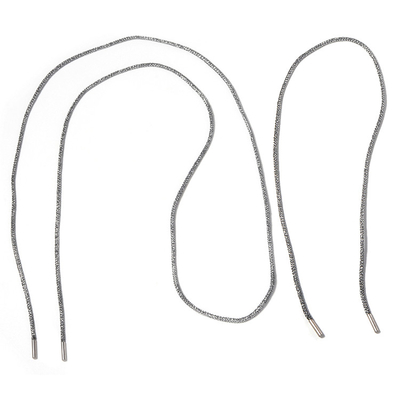 Freie 84cm Halsketten-Nylonschnur-handgemachtes des kc-Schmuck-Nickel-gesponnen