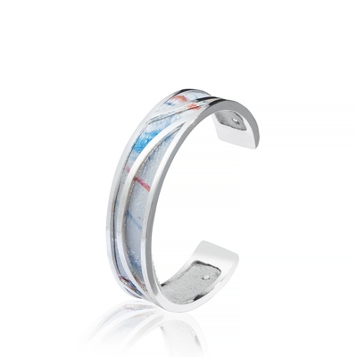 Silbernes überzogenes Stulpen-Armband des multi Muster-LBR051 für persönlichen DIY-Entwurf