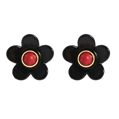 Soem-ODM-Blumen-Email-Ohrringe 5g/Pair bunt für Frauen
