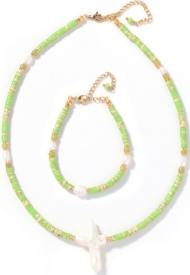 Kc-Schmuck-Türkis-Perlen-Armband-barocke Luxusgerichts-Art