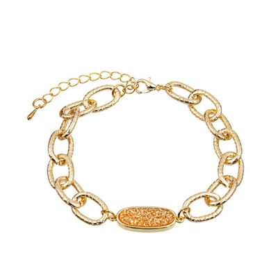 Mehrfarbenperlen-Armband 15g Harz Druzy mit der Erweiterungs-Kette mit veränderbarer Länge