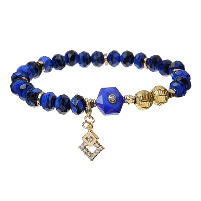 Chritmas-Schein-Stern bezaubert Legierung Paster-dehnbare handgemachte Perlen-Armbänder