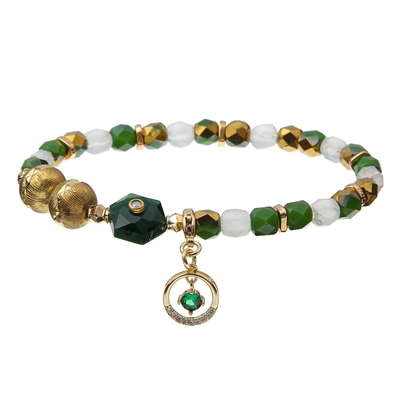 Chritmas-Schein-Stern bezaubert Legierung Paster-dehnbare handgemachte Perlen-Armbänder
