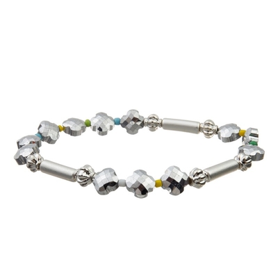 Erschwingliche Boutiquen-überzog handgemachtes justierbares Armband-Silber für Partei