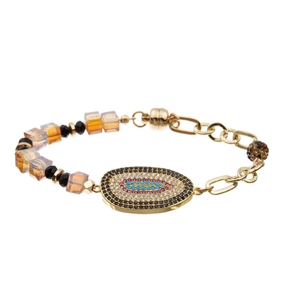 Multi Schicht-Halloween-Feiertags-dehnbares Armband eingestellt mit Spinnen-und Zircon-Charme