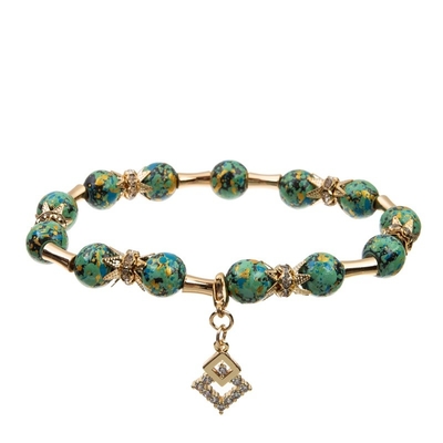 Grüne Farbstapelbares Armband stellte Frühjahrskollektion für elegante Frauen ein