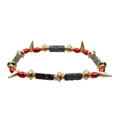 Echte lederne Handhandwerks-mehrschichtiges Armband-kundengerechte schwarze Farbe
