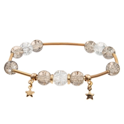 Kühle Punkart-handgemachtes Lederarmband mit Goldkettenschachbrettmuster-Ball