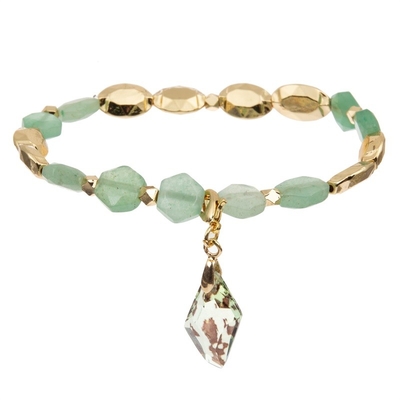 Edelsteine, die Crystal Stretch Beaded Bracelet Semi-kostbares Unisex heilen