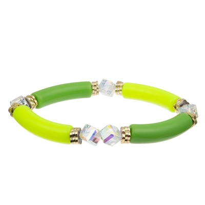 Boutiquen-handgemachtes Perlen-Armband-erschwingliches Geschenk-neue grüne Farbe für Partei