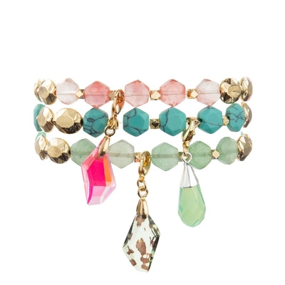 Edelsteine, die Crystal Stretch Beaded Bracelet Semi-kostbares Unisex heilen