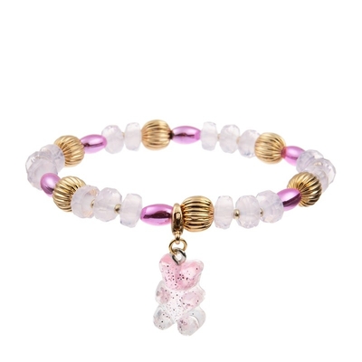 Jelly Bear Charm Handmade Beads-Armband-Süßigkeits-Farbe-Brithday-Geschenk für Mädchen