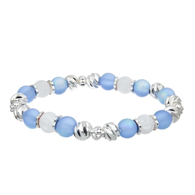 Boho-Mädchen-Art-handgemachtes ledernes stapelbares Armband stellte Bule für Jahrestags-Geschenk ein
