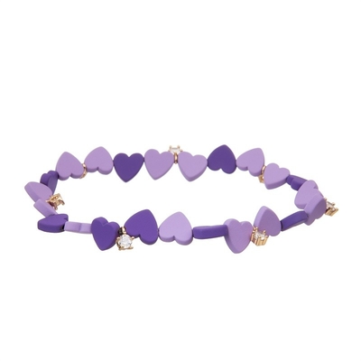 Mehrschichtige Sparkly Lavendel-Blume bördelt justierbare Geburtstags-Geschenk-Partei-Bevorzugungen