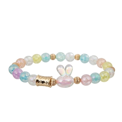 Email-Regenbogen-Charme bördelt Armband-Traumfarbblumen-Form für Jugendlichen