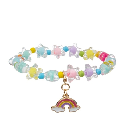Email-Regenbogen-Charme bördelt Armband-Traumfarbblumen-Form für Jugendlichen
