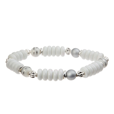 Armband-handgemachter Schein-silberne Farbe Damen-Zircon Metal Bar mit Frühling