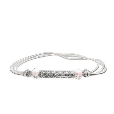 Quadratischer Zircon Crystal Stretchy Beads Handmade Bracelet für Frauen-Gesellschaftsspiel
