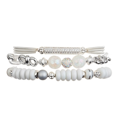 Armband-handgemachter Schein-silberne Farbe Damen-Zircon Metal Bar mit Frühling