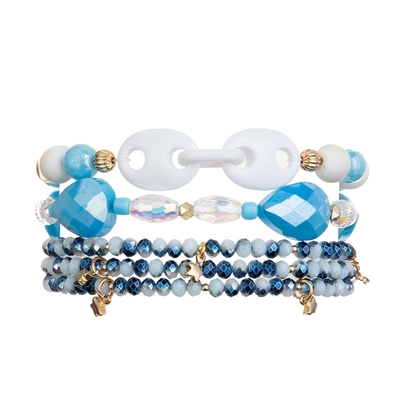Crystal Glass Masterfully Crafted Beads-Armband für Mädchen-Freundschaft Lucky Jewelry