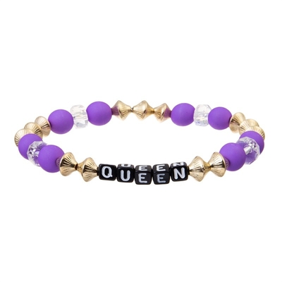 Purpurroter Samen schattiert handgemachten Perlen-Armbänder Boho-Art-Satz
