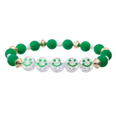 Grün bördelte tadellose Ausdehnung gebördeltes Armband Irland anspornte Geschenk