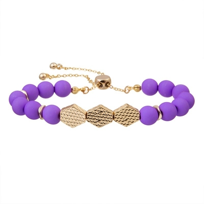 Leopard-Druck-Runde bördelt mit Goldmetallperlen-Armband-justierbarem Mädchen-Geschenk