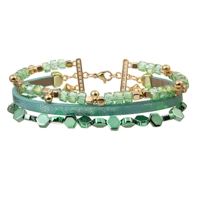 Grün bördelte tadellose Ausdehnung gebördeltes Armband Irland anspornte Geschenk